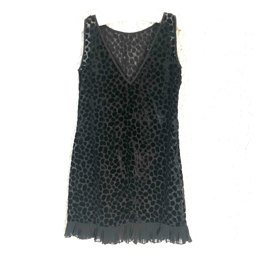 See through mini dress.